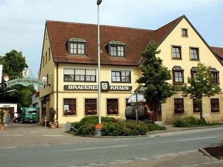 Brauerei Gasthof Kraus เฮิร์สไชด์ ภายนอก รูปภาพ
