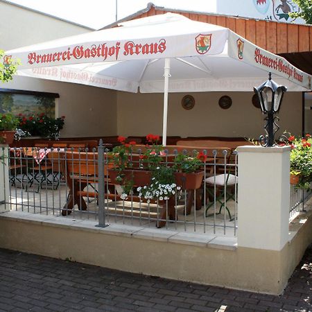 Brauerei Gasthof Kraus เฮิร์สไชด์ ภายนอก รูปภาพ