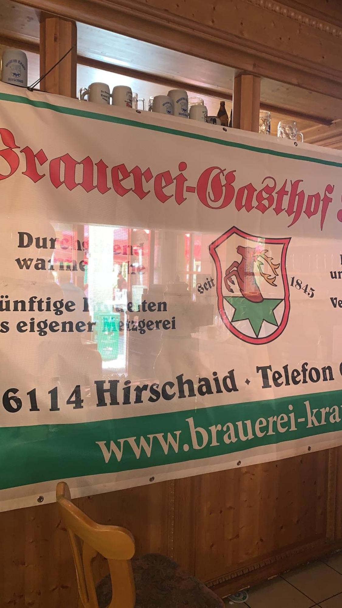 Brauerei Gasthof Kraus เฮิร์สไชด์ ภายนอก รูปภาพ